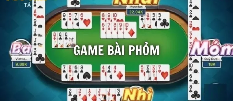 Game đánh phỏm gay cấn trong mọi ván chơi