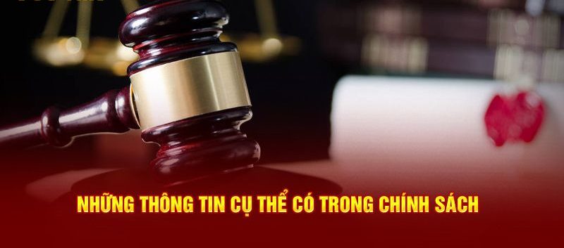 Thông tin miễn trừ cụ thể tại sân cược